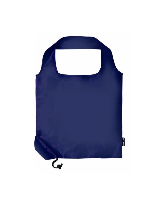 Sac Pliable Éco-responsable Bralam Matières : PET recyclé Couleurs : bleu personnalisable avec votre logo