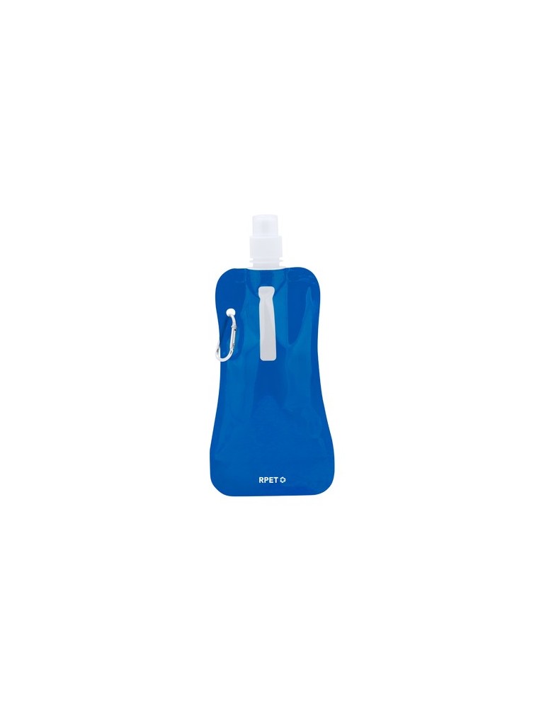 Bidon publicitaire pliable Risix Matières : PET recyclé Couleurs : bleu
