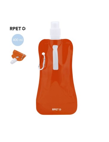 Bidon publicitaire pliable Risix Matières : PET recyclé Couleurs : bleu 2