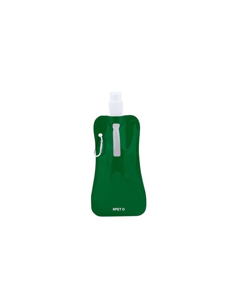 Bidon publicitaire pliable Risix Matières : PET recyclé Couleurs : bleu personnalisation rapide en France