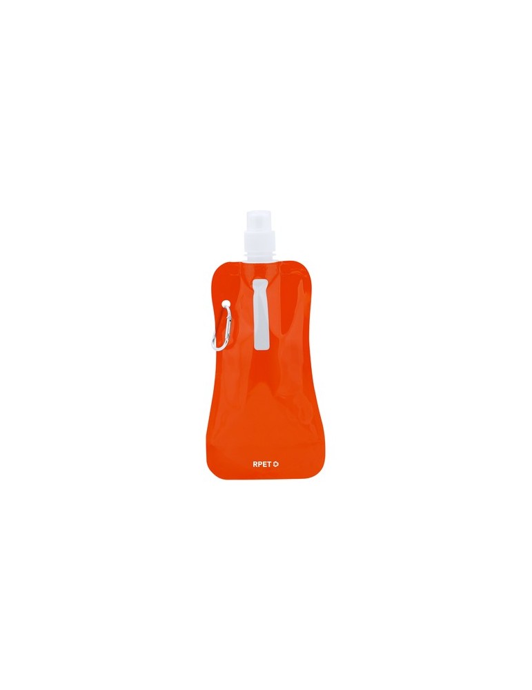 Bidon publicitaire pliable Risix Matières : PET recyclé Couleurs : bleu objet promo petit budget