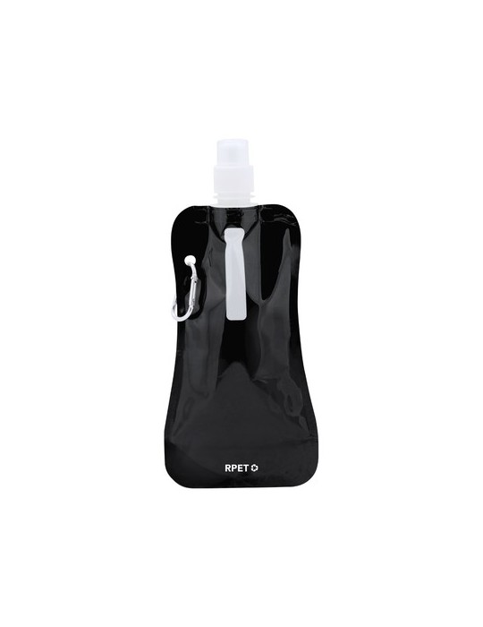 Bidon publicitaire pliable Risix Matières : PET recyclé Couleurs : rouge personnalisation sur mesure
