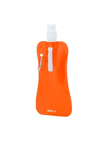 Bidon publicitaire pliable Risix Matières : PET recyclé Couleurs : vert goodies personnalisé en stock