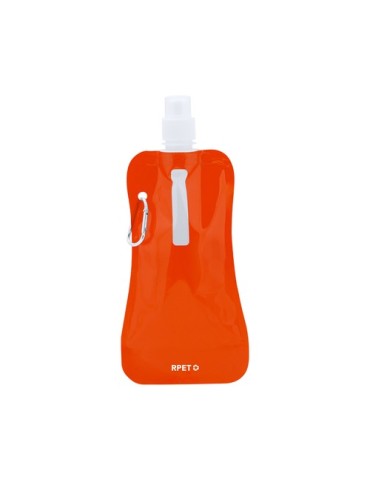 Bidon publicitaire pliable Risix Matières : PET recyclé Couleurs : noir accessoire événementiel unique