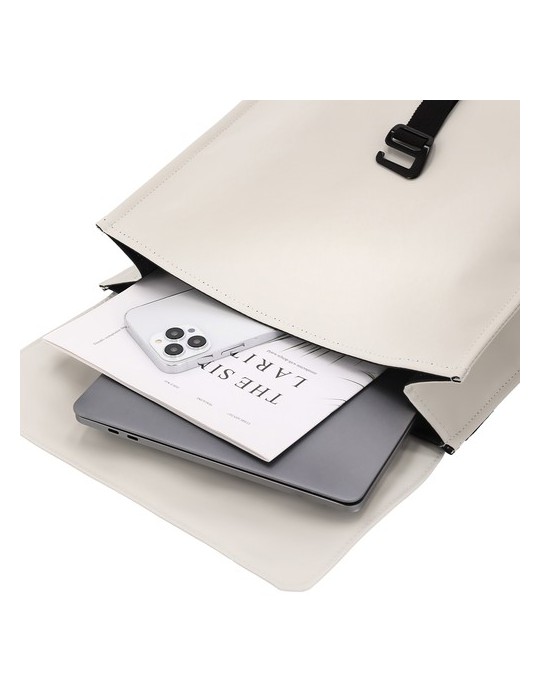 Sac à Dos Publicitaire Personnalisé Teylok Matières : PU Couleurs : beige personnalisation sur mesure