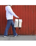 Sac à Dos Publicitaire Personnalisé Teylok Matières : PU Couleurs : beige objet promotionnel éco-responsable
