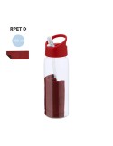 Bidon publicitaire  Garyl Matières : PET recyclé Couleurs : blanc personnalisation rapide en France