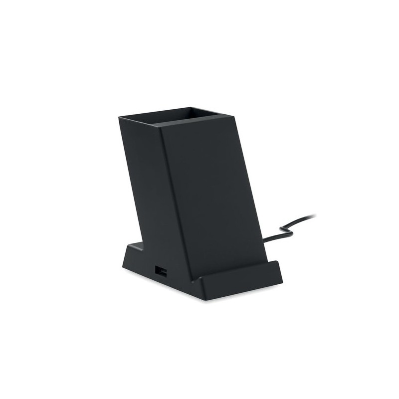 Chargeur sans fil  15W en ABS - BLOCK Matières : ABS Couleurs : noir