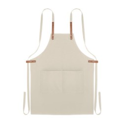 Tablier en coton organique 340 gr/m² personnalisé - NAGPUR Matières : coton biologique Couleurs : beige 2