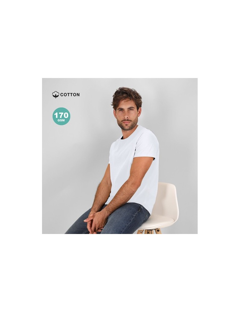 T-Shirt Publicitaire Blanc Adulte Stiles Matières : coton Taille textile : L Couleurs : blanc personnalisation rapide en France
