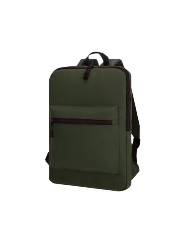 Sac à dos publicitaire  Yilmir Matières : PU Couleurs : vert goodies publicitaire événementiel
