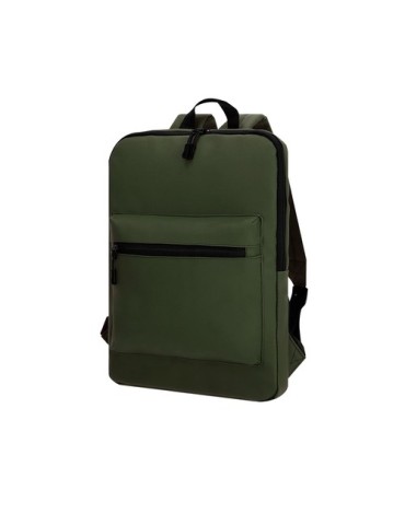 Sac à dos publicitaire  Yilmir Matières : PU Couleurs : vert cadeau collaborateur premium