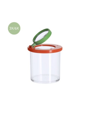 Pot publicitaire avec loupe 3/6X Bronly Couleurs : transparent 2