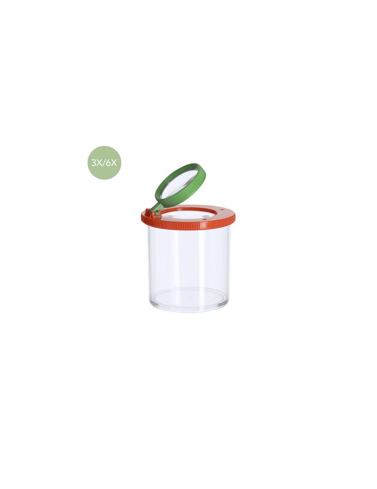 Pot publicitaire avec loupe 3/6X Bronly Couleurs : transparent personnalisable avec votre logo