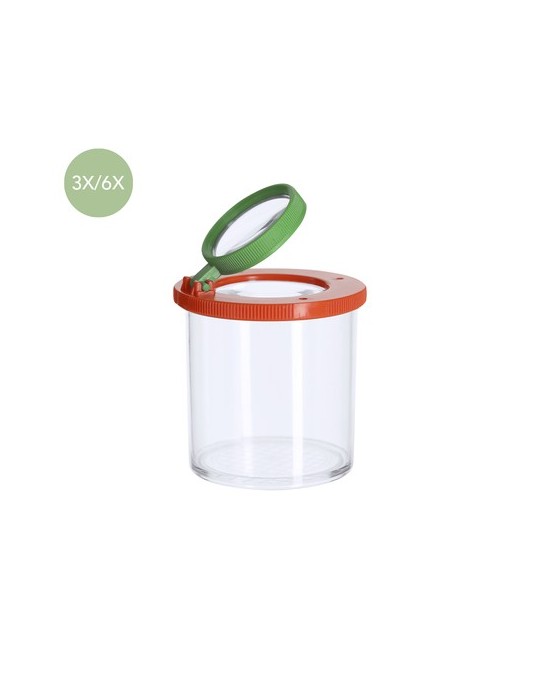 Pot publicitaire avec loupe 3/6X Bronly Couleurs : transparent personnalisable avec votre logo