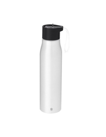 Bidon Éco-responsable de 500ml Thorup Matières : aluminium recyclé  Couleurs : argenté personnalisable avec votre logo