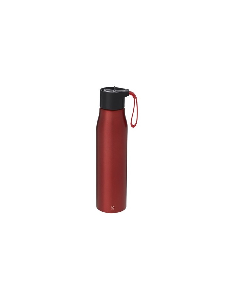 Bidon Éco-responsable de 500ml Thorup Matières : aluminium recyclé  Couleurs : argenté marquage couleur éclatante