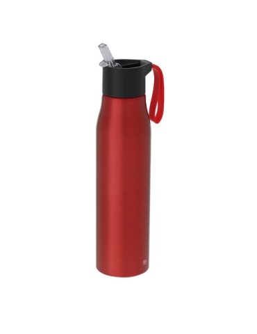 Bidon Éco-responsable de 500ml Thorup Matières : aluminium recyclé  Couleurs : blanc marquage couleur éclatante