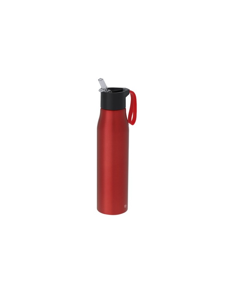 Bidon Éco-responsable de 500ml Thorup Matières : aluminium recyclé  Couleurs : noir impression logo haute qualité