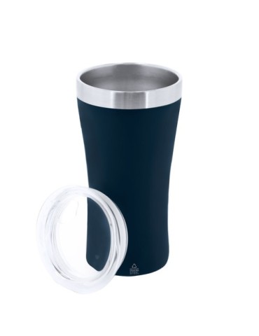 Verre Éco-responsable Thermique Cozard Couleurs : bleu marine Matières : acier inoxydable recyclé cadeau collaborateur premium