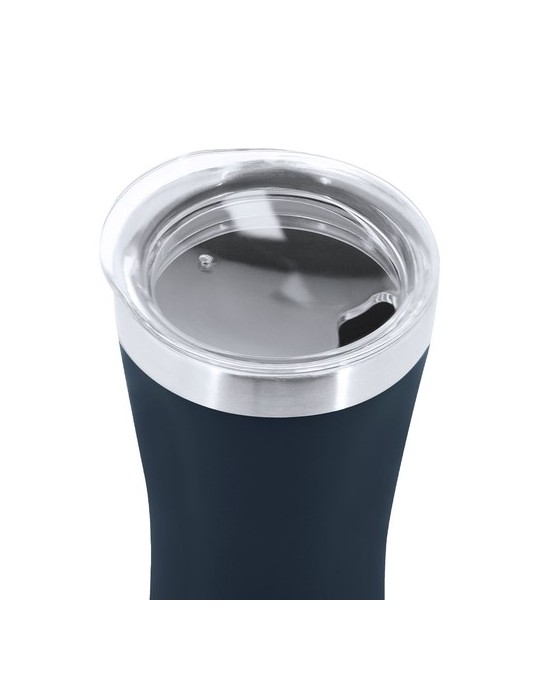 Verre Éco-responsable Thermique Cozard Couleurs : bleu marine Matières : acier inoxydable recyclé impression logo haute qualité