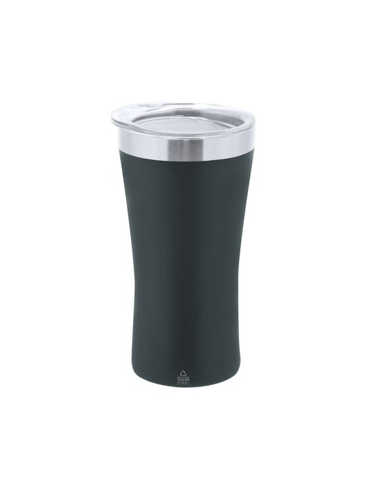 Verre Éco-responsable Thermique Cozard Couleurs : noir Matières : acier inoxydable recyclé personnalisation rapide en France