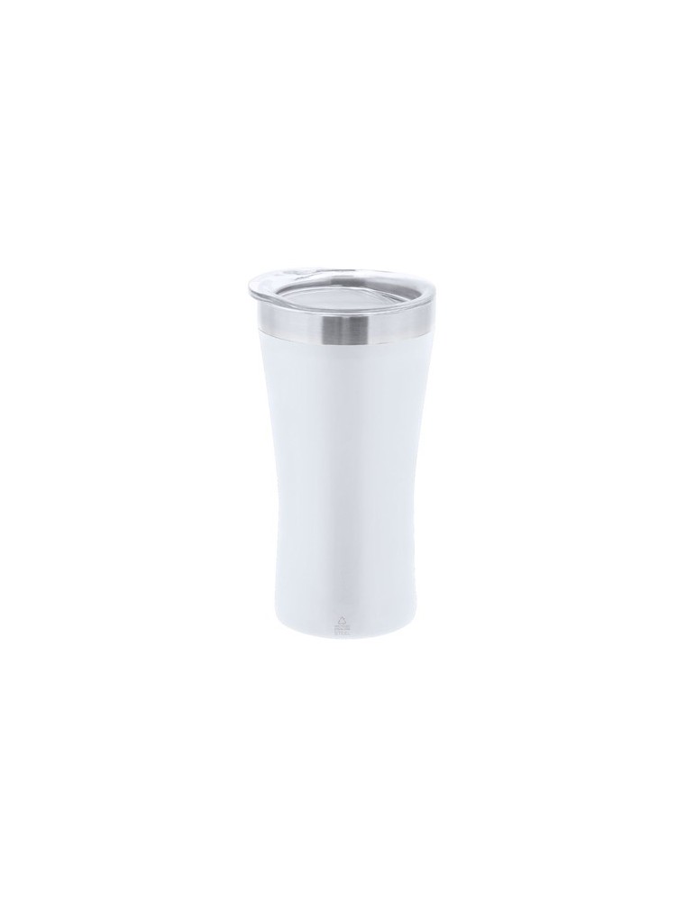 Verre Éco-responsable Thermique Cozard Couleurs : blanc Matières : acier inoxydable recyclé personnalisable avec votre logo