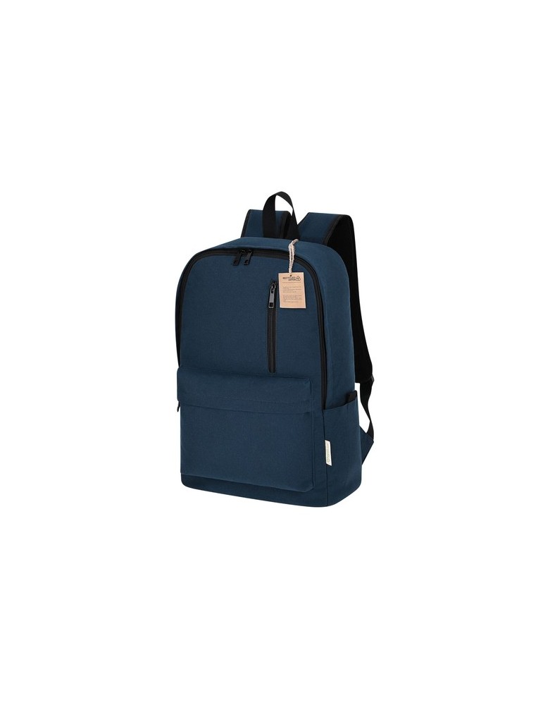 Sac à Dos Publicitaire Éco-responsable Stalion Matières : coton recyclé Couleurs : noir objet promotionnel éco-responsable