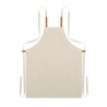 Tablier en coton organique 340 gr/m² personnalisé - NAGPUR Matières : coton biologique Couleurs : beige impression haute définit