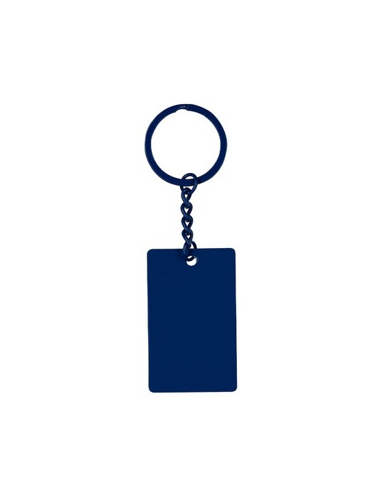 Porte-Clés Publicitaires Personnalisés Taraf Matières : acier inoxydable Couleurs : bleu marine objet promo petit budget