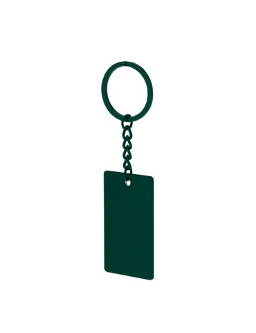 Porte-Clés Publicitaires Personnalisés Taraf Matières : acier inoxydable Couleurs : vert foncé objet publicitaire robuste