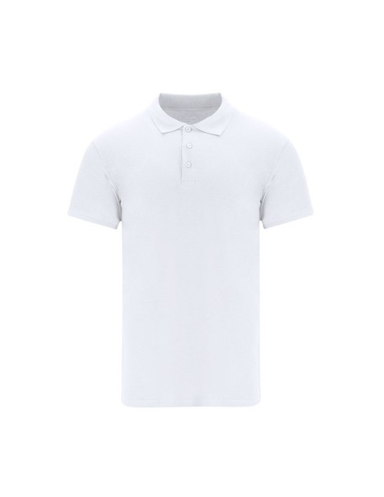 Polo Blanc Personnalisé Éco-responsable pour Adulte Chaplin Matières : coton Taille textile : M Couleurs : blanc goodies personn