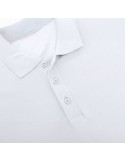 Polo Blanc Personnalisé Éco-responsable pour Adulte Chaplin Matières : coton Taille textile : M Couleurs : blanc goodies entrepr