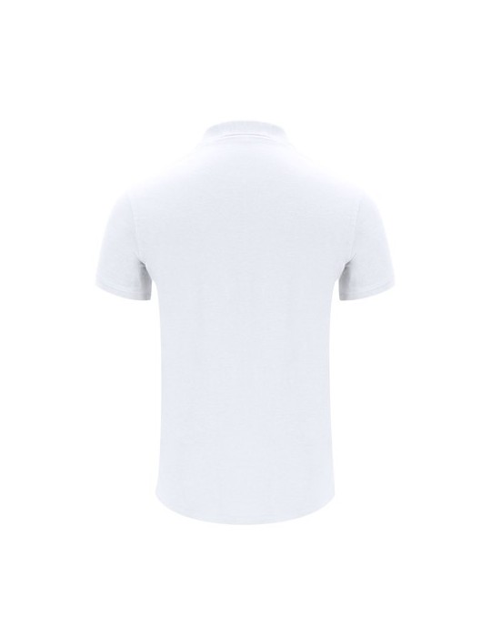 Polo Blanc Personnalisé Éco-responsable pour Adulte Chaplin Matières : coton Taille textile : S Couleurs : blanc livraison expre