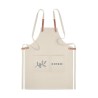 Tablier en coton organique 340 gr/m² personnalisé - NAGPUR Matières : coton biologique Couleurs : beige marquage laser ultra pré