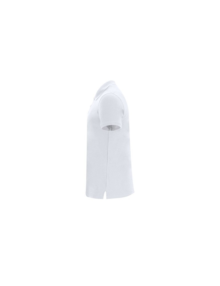 Polo Blanc Personnalisé Éco-responsable pour Adulte Chaplin Matières : coton Taille textile : L Couleurs : blanc personnalisatio