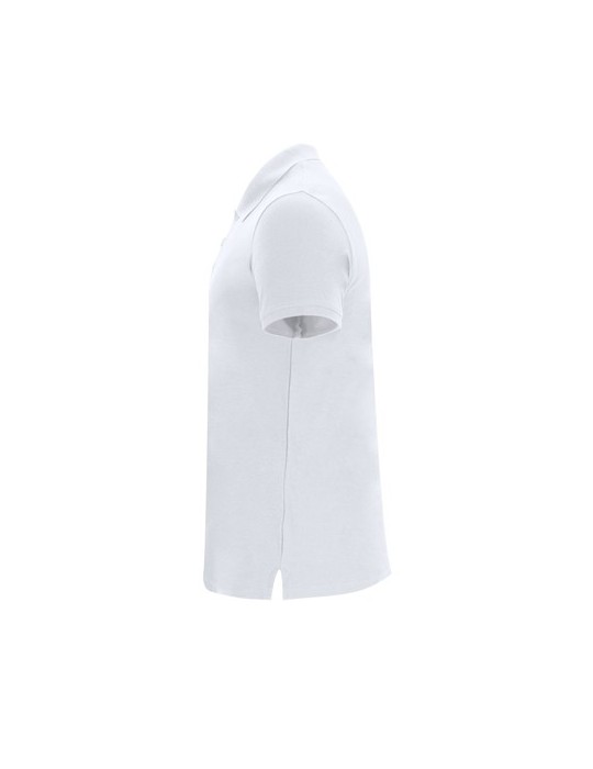 Polo Blanc Personnalisé Éco-responsable pour Adulte Chaplin Matières : coton Taille textile : XXL Couleurs : blanc cadeau collab