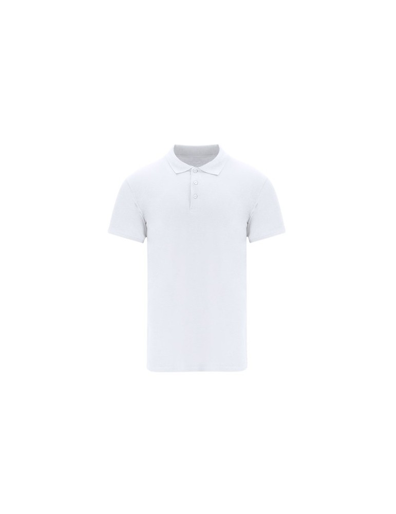 Polo Blanc Personnalisé Éco-responsable pour Adulte Chaplin Matières : coton Taille textile : XL Couleurs : blanc personnalisati