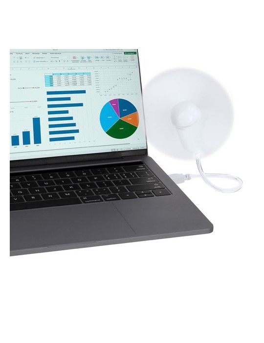 Ventilateur Éco-responsable de Bureau Winsord Couleurs : noir goodies entreprise design