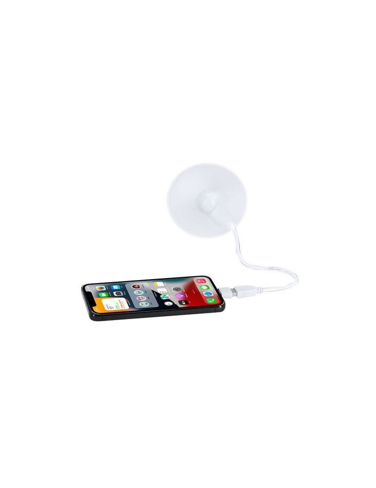 Ventilateur Éco-responsable de Bureau Winsord Couleurs : blanc personnalisation rapide en France
