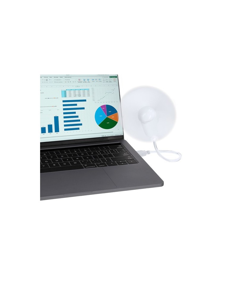 Ventilateur Éco-responsable de Bureau Winsord Couleurs : blanc accessoire événementiel unique