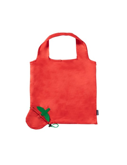 Sac Pliable Éco-responsable Chenry Matières : PET recyclé Couleurs : tomate cadeau entreprise pas cher