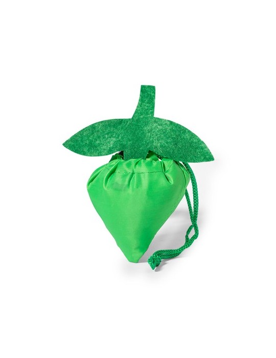 Sac Pliable Éco-responsable Chenry Matières : PET recyclé Couleurs : vert pomme personnalisable avec votre logo