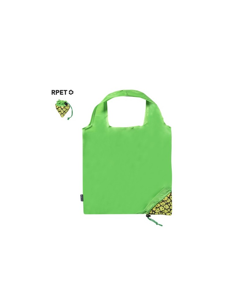 Sac Pliable Éco-responsable Chenry Matières : PET recyclé Couleurs : orange accessoire événementiel unique