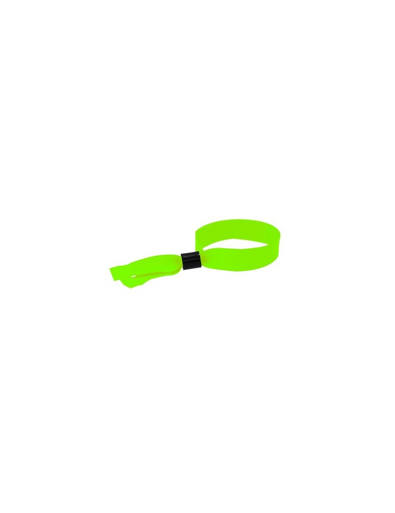 Bracelet publicitaire personnalisé Clasmy Matières : polyester Couleurs : rose fluo cadeau collaborateur premium