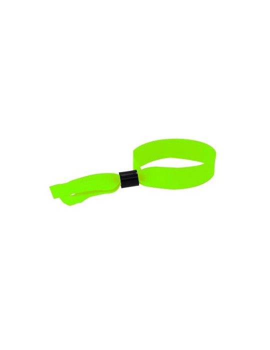 Bracelet publicitaire personnalisé Clasmy Matières : polyester Couleurs : rose fluo cadeau collaborateur premium