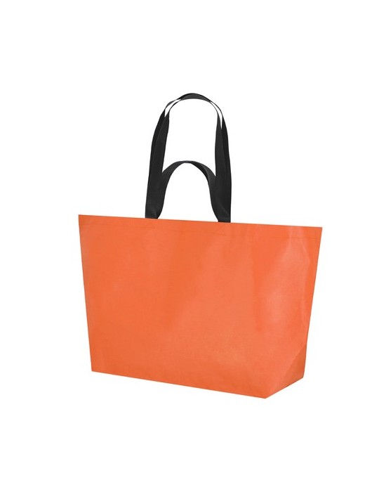 Sac publicitaire personnalisé Torvik Matières : polypropylène (PP) Couleurs : noir objet publicitaire robuste