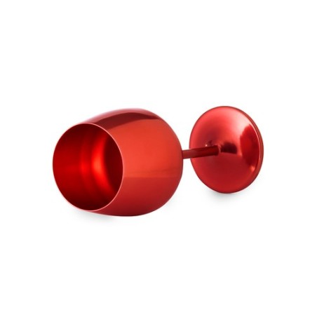 Verre à Vin Personnalisé Éco-responsable - Arlene Matières : aluminium Couleurs : noir accessoire événementiel unique