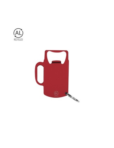 Porte-Clés Ouvre Bouteille Éco-responsable Personnalisé Berman Matières : aluminium recyclé  Couleurs : noir 2