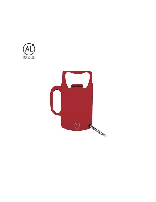 Porte-Clés Ouvre Bouteille Éco-responsable Personnalisé Berman Matières : aluminium recyclé  Couleurs : vert livraison express 2